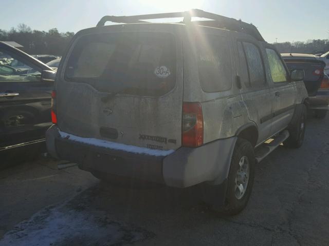 5N1ED28T1YC599629 - 2000 NISSAN XTERRA XE SILVER photo 4