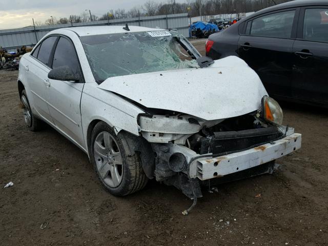 1G2ZG57B694198861 - 2009 PONTIAC G6 WHITE photo 1