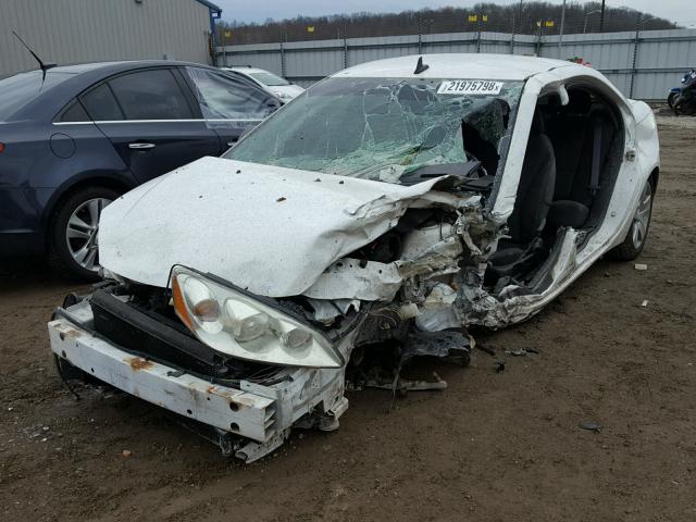 1G2ZG57B694198861 - 2009 PONTIAC G6 WHITE photo 2