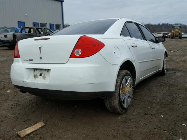 1G2ZG57B694198861 - 2009 PONTIAC G6 WHITE photo 4