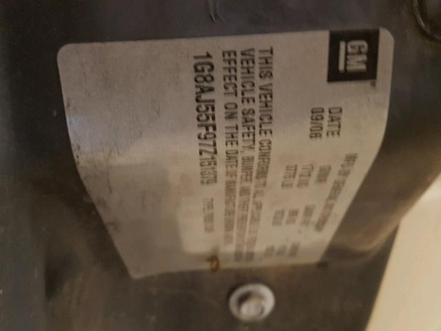 1G8AJ55F97Z151379 - 2007 SATURN ION LEVEL 金色 照片 10