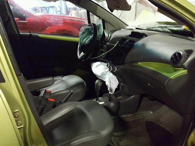 KL8CF6S98DC513147 - 2013 CHEVROLET SPARK 2LT GREEN photo 5