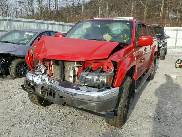 1GTH6NFEXB8136741 - 2011 GMC CANYON SLT RED photo 2