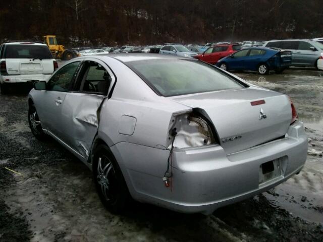 4A3AB36F87E054460 - 2007 MITSUBISHI GALANT ES SILVER photo 3