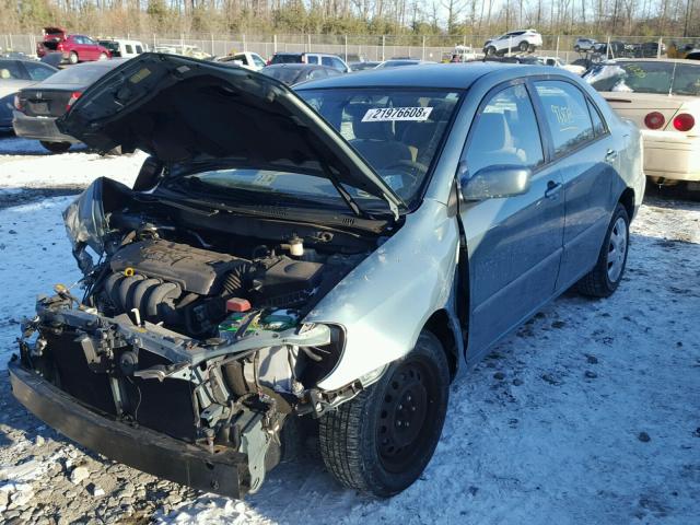 2T1BR32E16C624851 - 2006 TOYOTA COROLLA CE SILVER photo 2