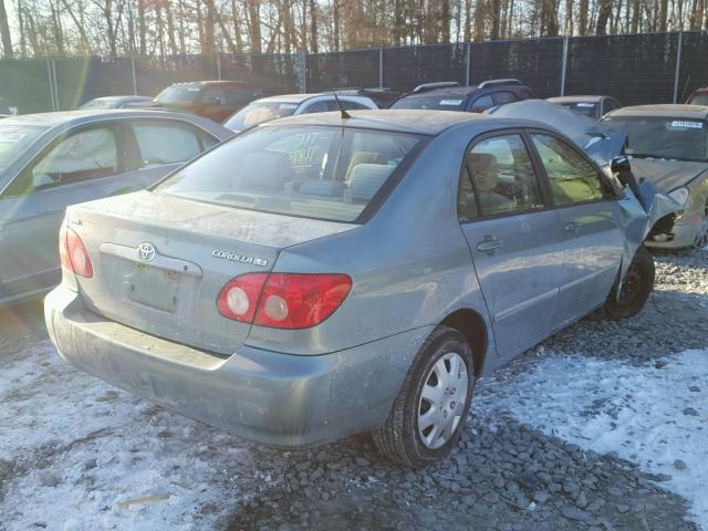 2T1BR32E16C624851 - 2006 TOYOTA COROLLA CE SILVER photo 4