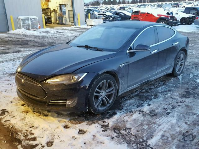5YJSA1H19EFP36579 - 2014 TESLA MODEL S Mavi foto 2