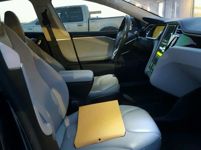 5YJSA1H19EFP36579 - 2014 TESLA MODEL S Mavi foto 5