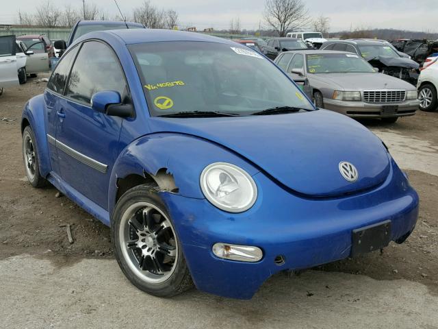 3VWBK31C14M408178 - 2004 VOLKSWAGEN NEW BEETLE BLUE photo 1