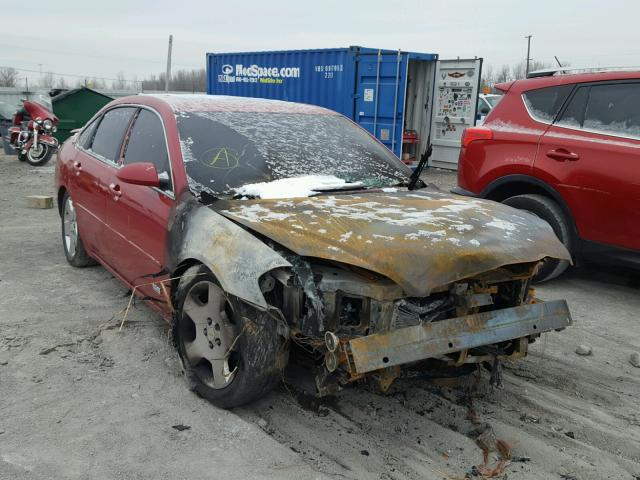 2G1WD58C581325097 - 2008 CHEVROLET IMPALA SUP RED photo 1