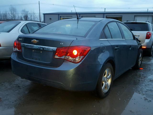 1G1PF5SCXC7265255 - 2012 CHEVROLET CRUZE LT GRAY photo 4