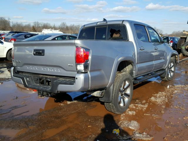 3TMGZ5AN7GM038246 - 2016 TOYOTA TACOMA DOU GRAY photo 4