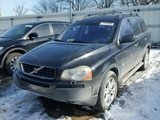 YV1CZ91H441129669 - 2004 VOLVO XC90 T6 BLACK photo 2