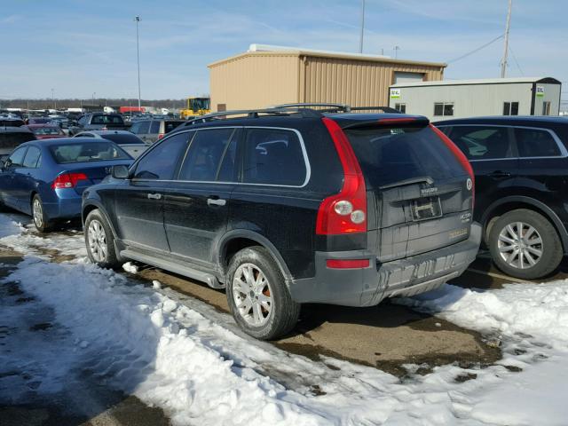 YV1CZ91H441129669 - 2004 VOLVO XC90 T6 BLACK photo 3