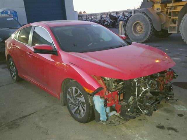 2HGFC2F75HH508684 - 2017 HONDA CIVIC EX RED photo 1