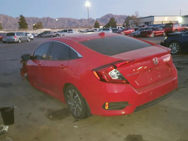 2HGFC2F75HH508684 - 2017 HONDA CIVIC EX წითელი ფოტო 3