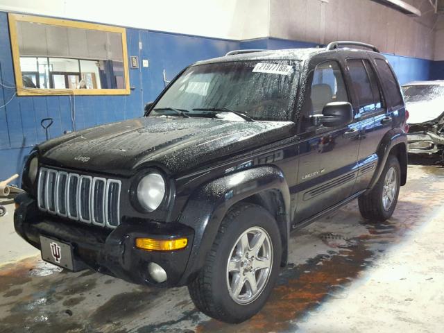 1J4GL58K53W642668 - 2003 JEEP LIBERTY LI BLACK photo 2