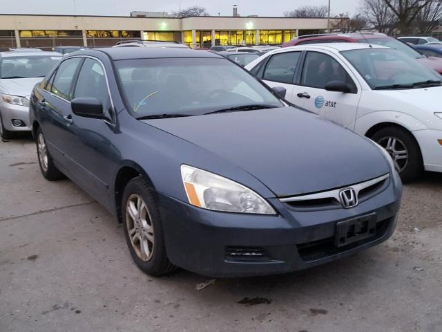 1HGCM56347A196045 - 2007 HONDA ACCORD SE GRAY photo 1