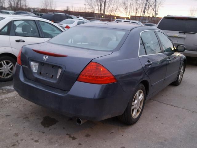 1HGCM56347A196045 - 2007 HONDA ACCORD SE GRAY photo 4