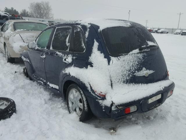 3C4FY58B73T506356 - 2003 CHRYSLER PT CRUISER BLUE photo 3