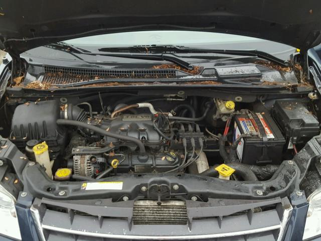 2A8HR54P08R759786 - 2008 CHRYSLER TOWN & COU BLUE photo 7