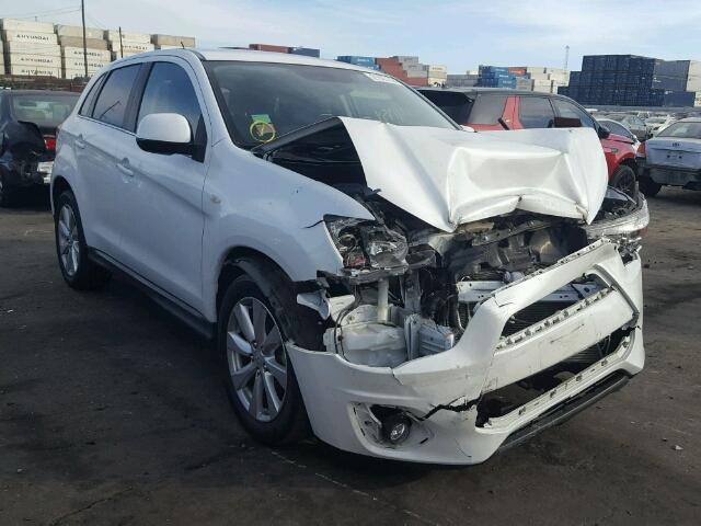 4A4AR4AU3EE001794 - 2014 MITSUBISHI OUTLANDER WHITE photo 1