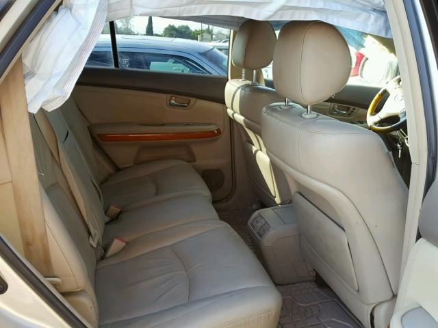 JTJHK31U572024113 - 2007 LEXUS RX 350 BEIGE photo 6