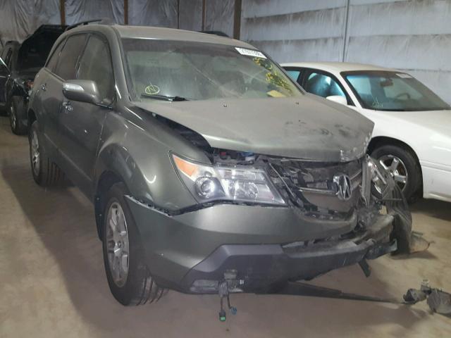 2HNYD28257H505556 - 2007 ACURA MDX GREEN photo 1