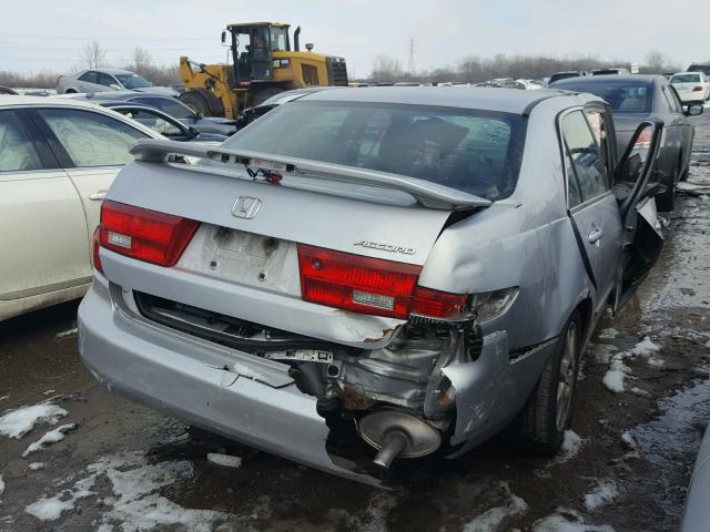 1HGCM66335A051629 - 2005 HONDA ACCORD LX SILVER photo 4