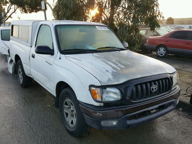 5TENL42N43Z178351 - 2003 TOYOTA TACOMA WHITE photo 1