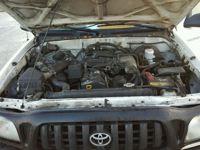 5TENL42N43Z178351 - 2003 TOYOTA TACOMA WHITE photo 7