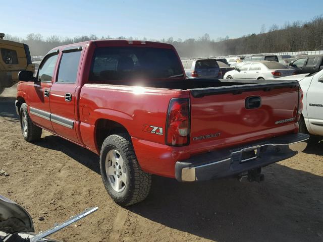 2GCEK13T651275704 - 2005 CHEVROLET SILVERADO RED photo 3