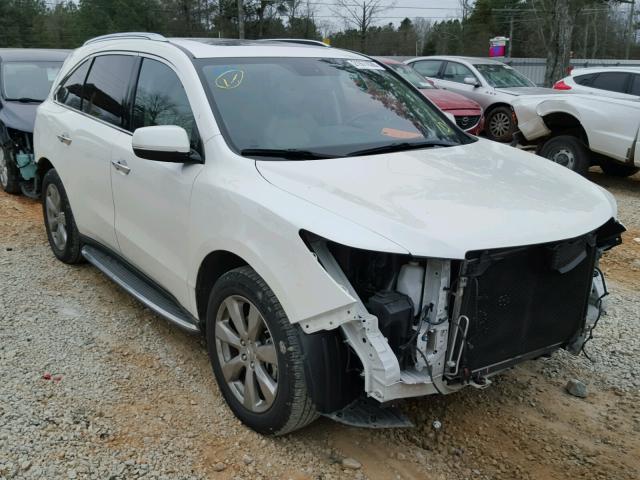 5FRYD3H86EB013202 - 2014 ACURA MDX ADVANC WHITE photo 1