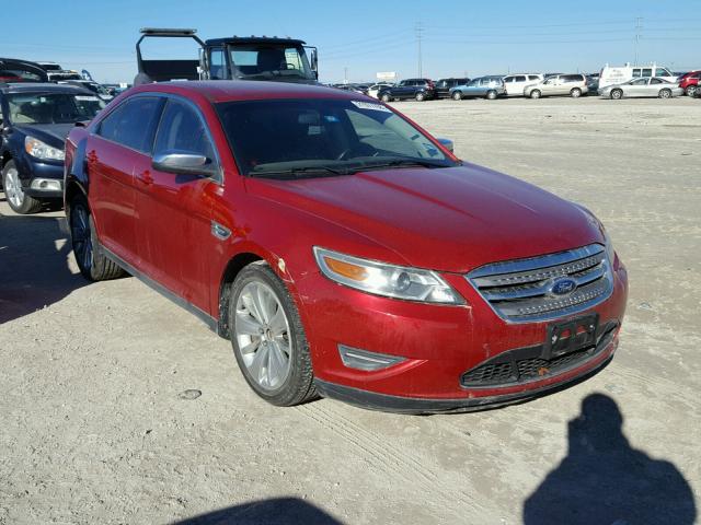 1FAHP2FW6AG131096 - 2010 FORD TAURUS LIM RED photo 1