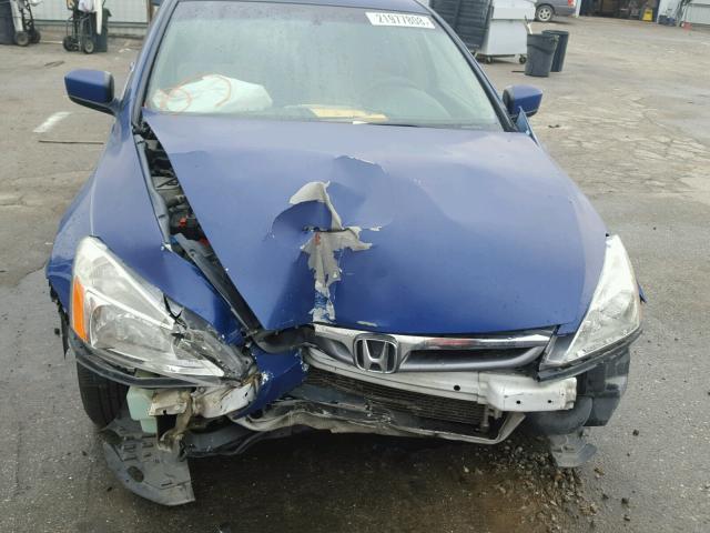 1HGCM564X7A160742 - 2007 HONDA ACCORD LX BLUE photo 9