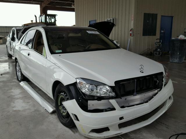 WDDGF54X48R015583 - 2008 MERCEDES-BENZ C 300 WHITE photo 1