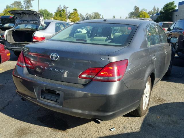 4T1BK36B29U345416 - 2009 TOYOTA AVALON XL CHARCOAL photo 4