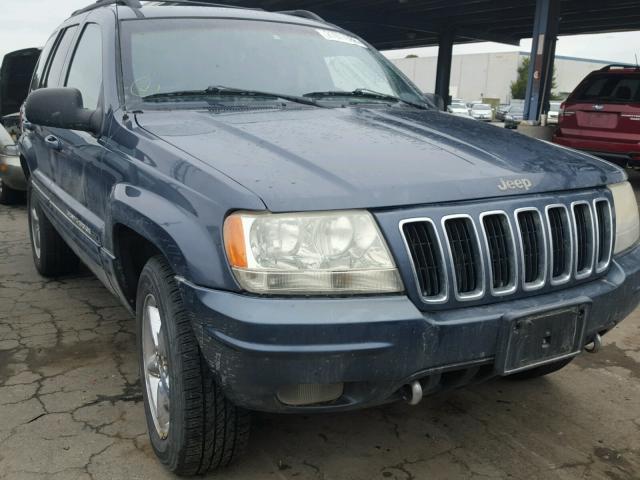 1J4GW58N41C658246 - 2001 JEEP GRAND CHER GRAY photo 1