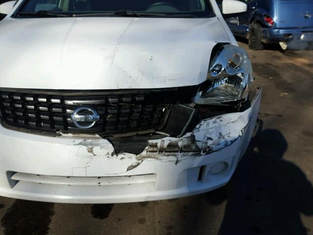 3N1AB61E49L651095 - 2009 NISSAN SENTRA 2.0 WHITE photo 9