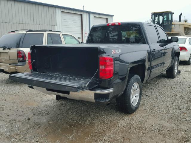 3GCUKREH8FG494580 - 2015 CHEVROLET SILVERADO BLACK photo 4