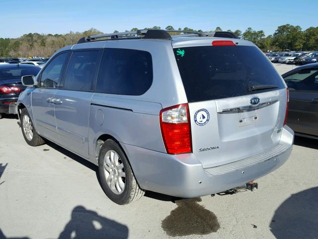 KNDMB233376113171 - 2007 KIA SEDONA EX GRAY photo 3