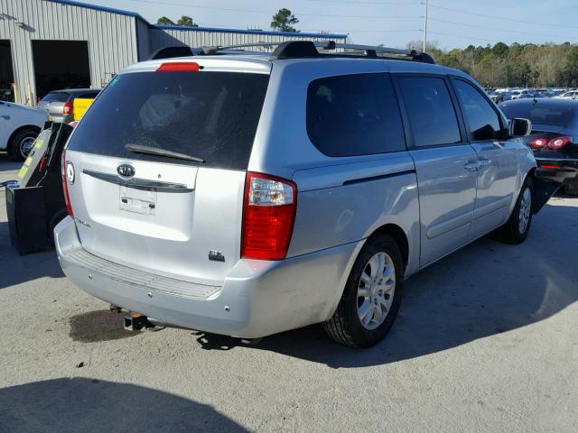 KNDMB233376113171 - 2007 KIA SEDONA EX GRAY photo 4