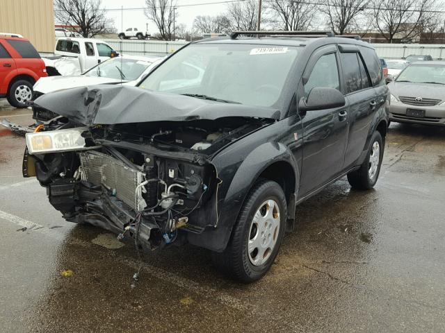 5GZCZ43D05S818444 - 2005 SATURN VUE BLACK photo 2