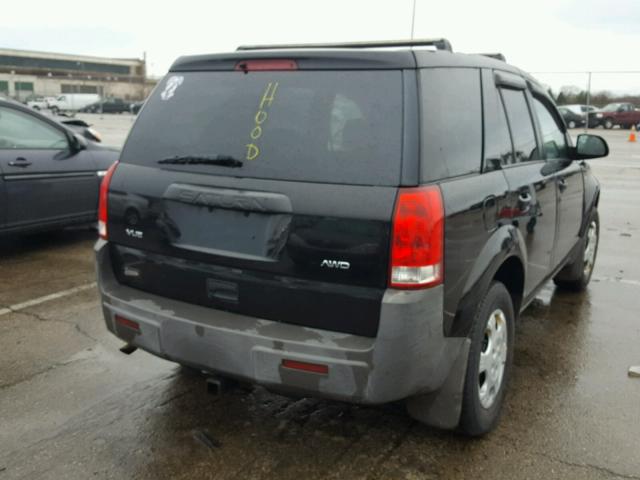 5GZCZ43D05S818444 - 2005 SATURN VUE BLACK photo 4