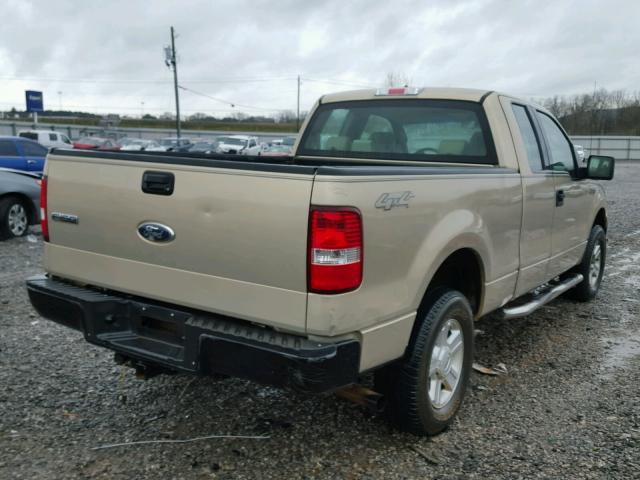 1FTPX14V48KB87393 - 2008 FORD F150 GOLD photo 4