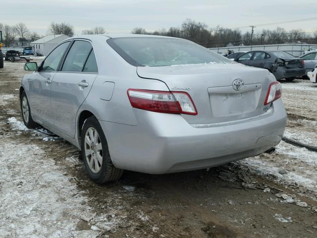 4T1BB46K19U104629 - 2009 TOYOTA CAMRY HYBR SILVER photo 3