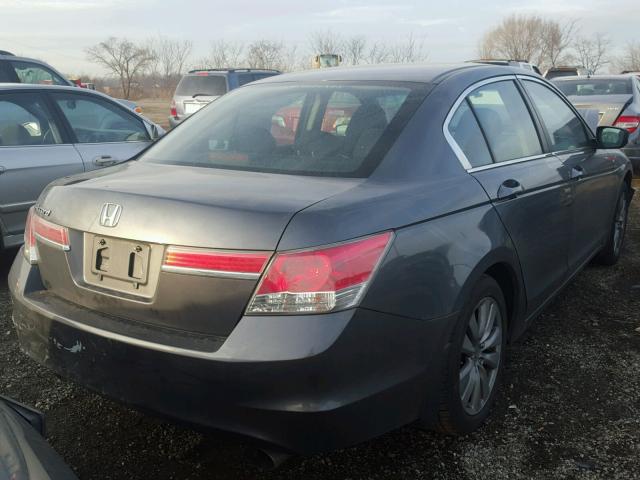 1HGCP2E7XCA146903 - 2012 HONDA ACCORD EX GRAY photo 4