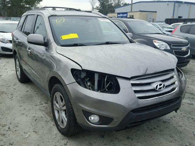 5XYZK3AB5CG124315 - 2012 HYUNDAI SANTA FE L GRAY photo 1