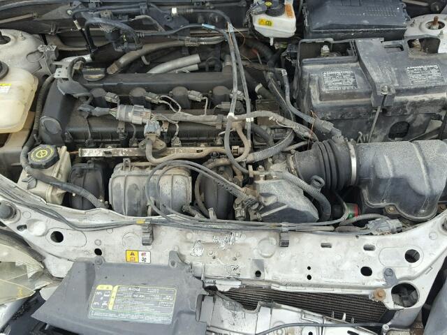 1FAFP34N17W215400 - 2007 FORD FOCUS ZX4 SILVER photo 7