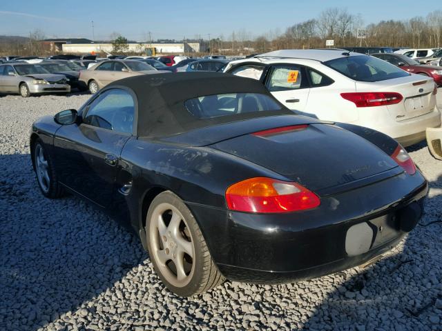 WP0CA2982XU631592 - 1999 PORSCHE BOXSTER BLACK photo 3